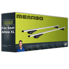 Menabo Tiger - Dachträger - Aluminium - für Seat Altea XL Typ 5P5/5P8 NEU