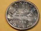 1966 Canada Silver Dollar- .800 Fine  .6 Troy Oz - Nice  Coin bb271