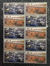 2013USA #4787-4788 Forever Civil War 1863 - Block of 10 From Sheet  mint