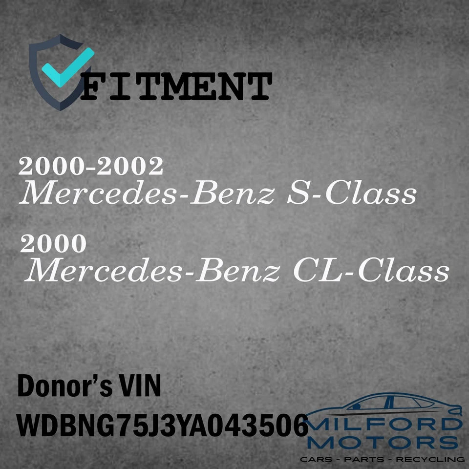 Módulo de control de chasis ABS para Mercedes-Benz Clase S 2000-2002 Clase CL 5,0 L Foto 3 de 3