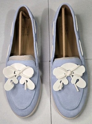 Naturalizer Women's Keelboat Boat Shoe Ice Blue Suede Size 12