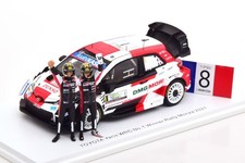 Spark 1/43 Toyota Yaris WRC Rally Monza 2021 Winner Ogier Ingrassia Figure