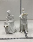 Lenox White Bisque Porcelain 'Carolers' Figurines Man, Woman with Child w/ COA — photo 1