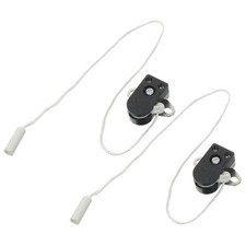 2 Pcs Pull Cord Switch Replacement Lamp Accessories for Wall Mounted Lighting