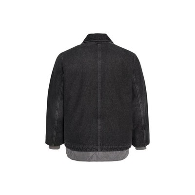 adidas New Chinese-Style Warm Woven Denim Sports Cotton Jacket