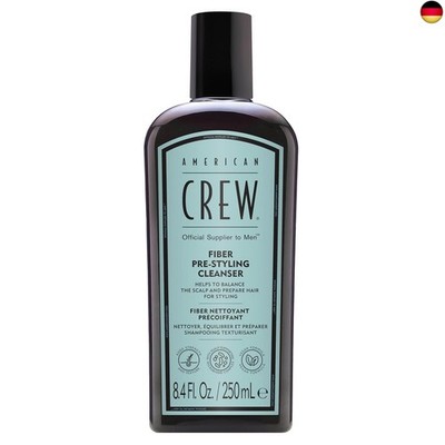 AMERICAN CREW ? Fiber Pre-Styling Shampoo, 250 ml, stärkendes Haarshampoo für M