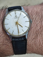 1966 Vintage TISSOT  Cal 781 hand wind  Working  34mm USED Y