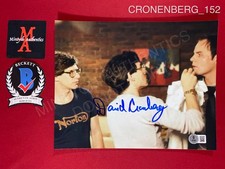 David Cronenberg autographed signed 8x10 photo Director pose Beckett COA