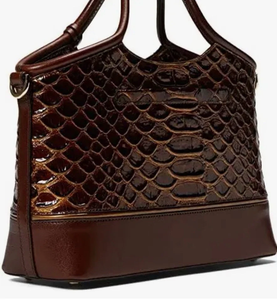 Bolso Cartera Brahmin Melbourne Pequeño Elaine Usado en Excelente Condición Cuero Necan Bellevue Foto 4 de 4