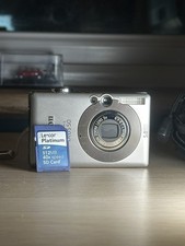 Canon IXUS 50 5.0MP Compact Digital Camera Silver Tested