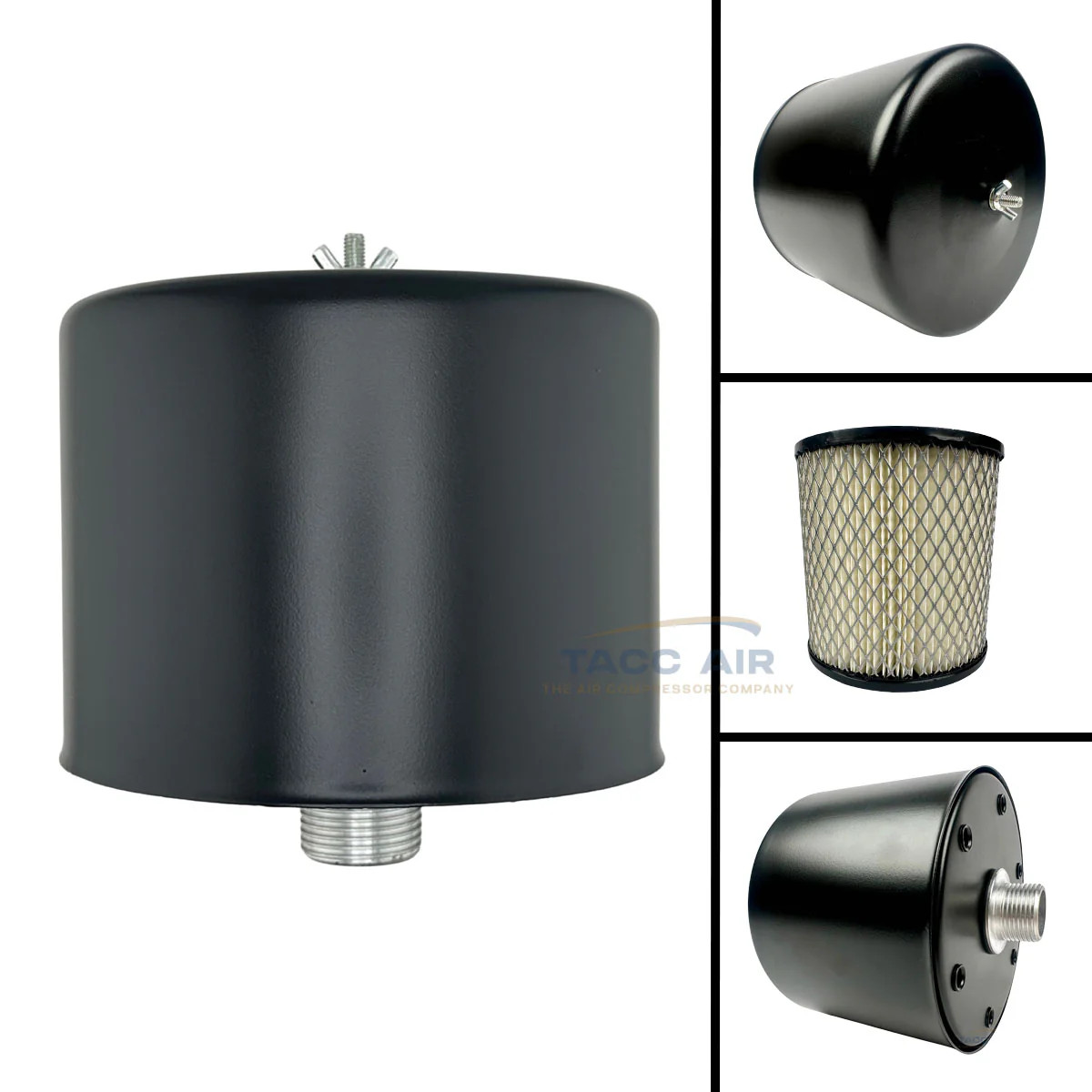Intake Filter Silencer Assembly Metal Housing Xl  Large