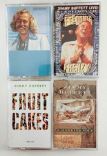 Jimmy Buffett Cassette Lot x4 Havana Daydreamin Feeding Frenzy Fruitcakes Barome
