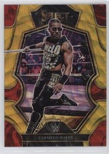 2023 Panini Select WWE Premier Level Gold Wave Prizm 6/10 Carmelo Hayes 06mc