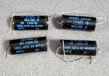 1000uF 25v Cornell Dubilier Capacitor BR 1000-25 Audio Amp Replace 25v