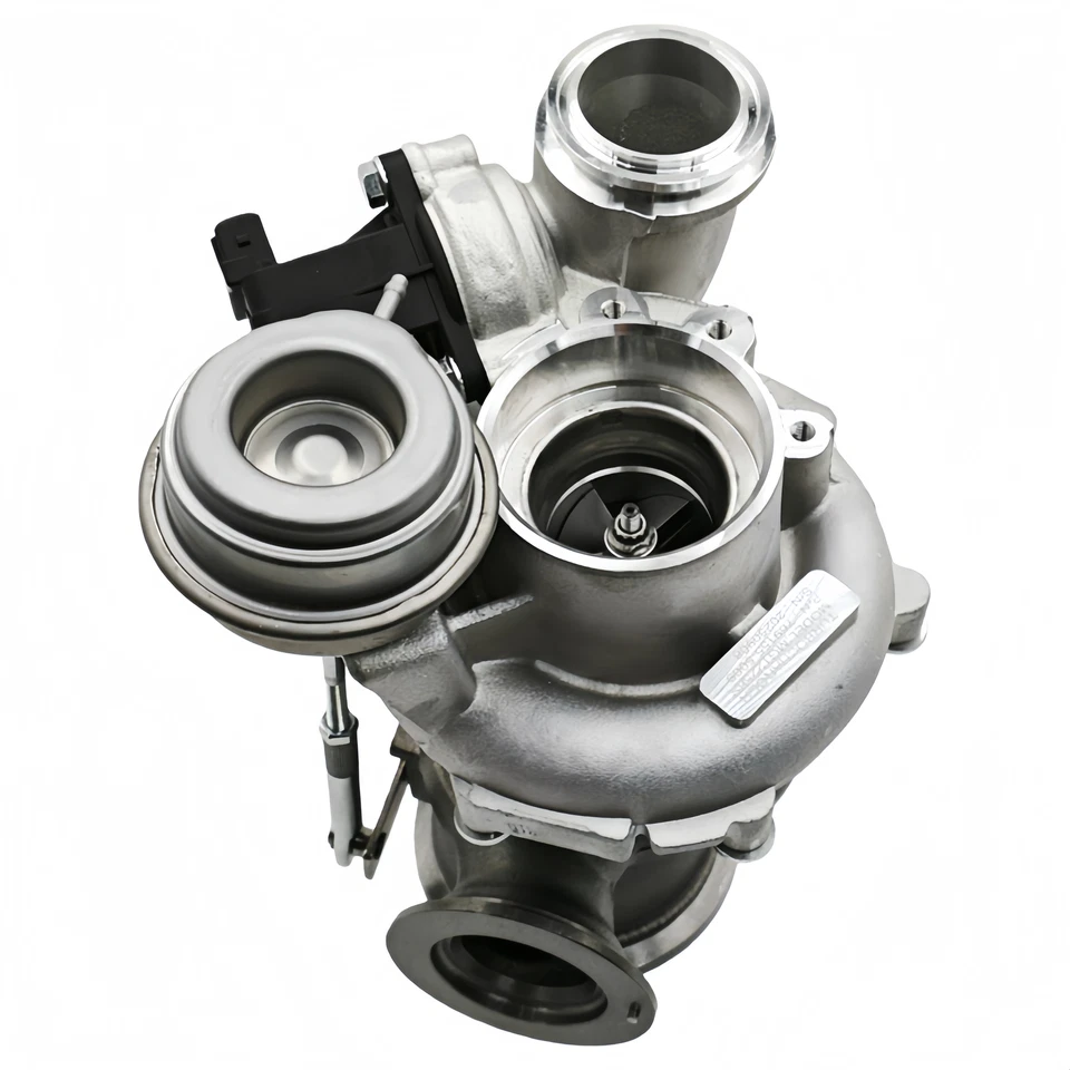 Turbocompresor para BMW 550i 650i 750i X5 X6 xDrive N63 motor 4,4 L V8 11657576985 Foto 2 de 4