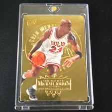 Fleer 1995-96 Ultra Michael Jordan #25 Chicago Bulls Gold Medallion Edition NBA