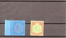Bermudes KGV1 1938-53 hautes valeurs SG116c MNH & SG118a MVLH Perf 14