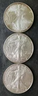1998, 2011, and 2012 $1 American Silver Eagle Dollars