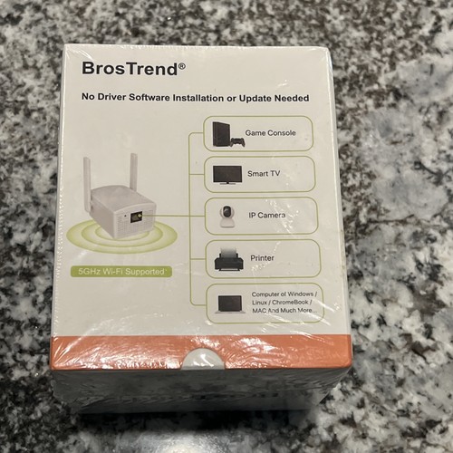 Adaptateur Ethernet vers Wi-Fi Bros Trend AC1200 - Modèle AC7 NEUF scellé - Photo 2/6