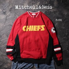 MITCHELL & NESS Kansas City Chiefs Sweatshirt L NFL Embroidered Trainer Japan