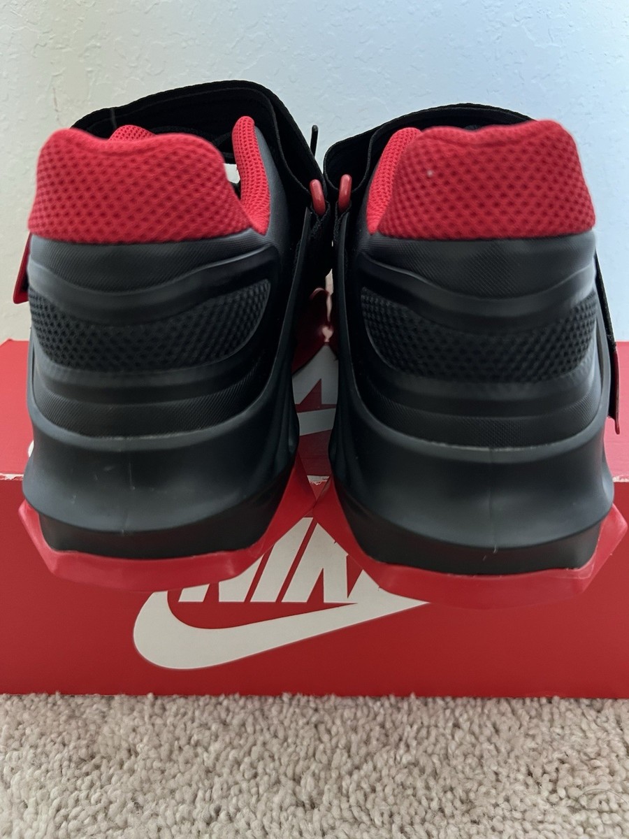 Nike Savaleos Weightlifting Shoes Black/University Red  display picture 3