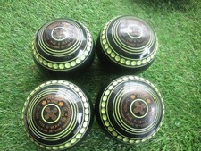 Great ALMARK STERLING KING Lawn / Indoor / Short-Mat Bowls  Size   0