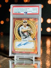 2023 Gunnar Henderson RC Rose Gold Refractor /5 Auto Sterling Opulence PSA 10