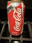 Vintage!  NEW! SILVER COKE 🥤 Aluminum P/T Soda 🥤 Can RARE WIN A CAR SLOGAN
