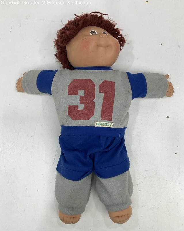 VTG 1980s Cabbage Patch Kids Red/Brown Haired Boy Doll