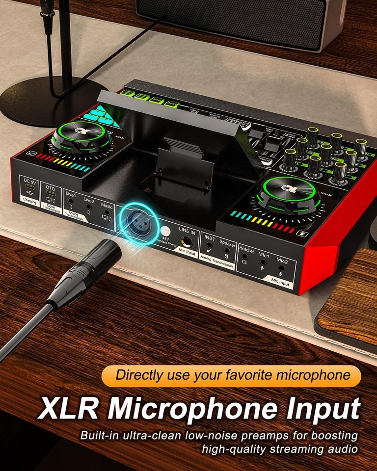 Interface audio G10 avec mélangeur et carte son (G10