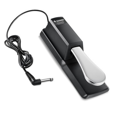 Donner DSP-001 Sustain Pedal for Keyboard, Universal Basic, Black 
