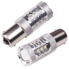2x 1156 BA15S LED 80W Rückfahrlicht Tagfahrlicht Standlicht Birne Weiß