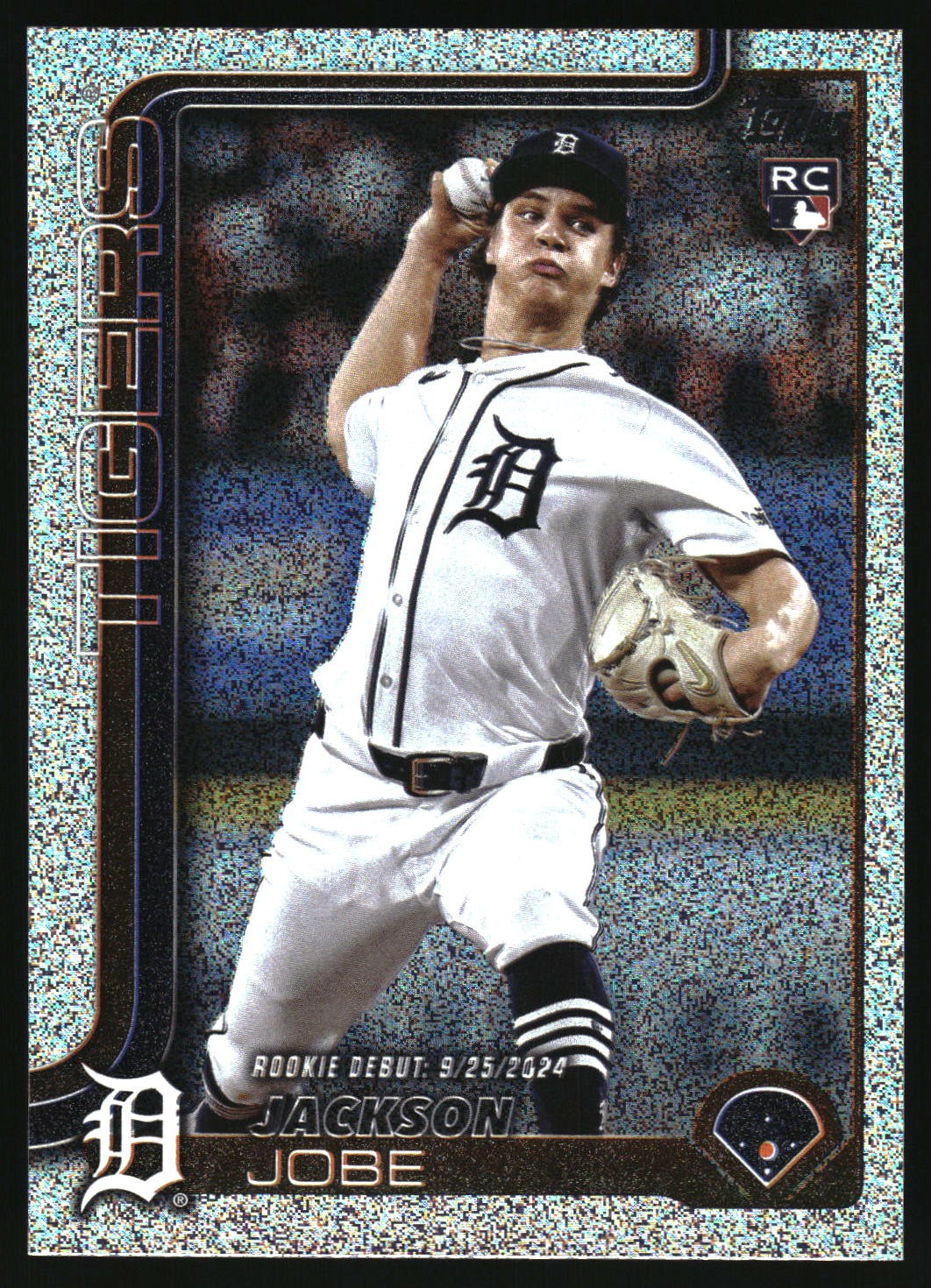 2025 Topps Update #US193 Jackson Jobe Sandglitter