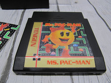 Ms. Pac-Man - Tengen (Nintendo, NES, 1990) Cart & Manual w/Dust Sleeve - Tested