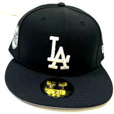 Los Angeles Dodgers MLB NE 1980 All Star Game Side Patch Fitted Hat~Black