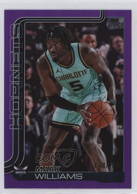 2025-26 Topps Purple Rainbow 48/250 Mark Williams #70 0wl9