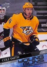 Cole Smith 2020-21 Upper Deck Young Guns #481 Nashville Predators
