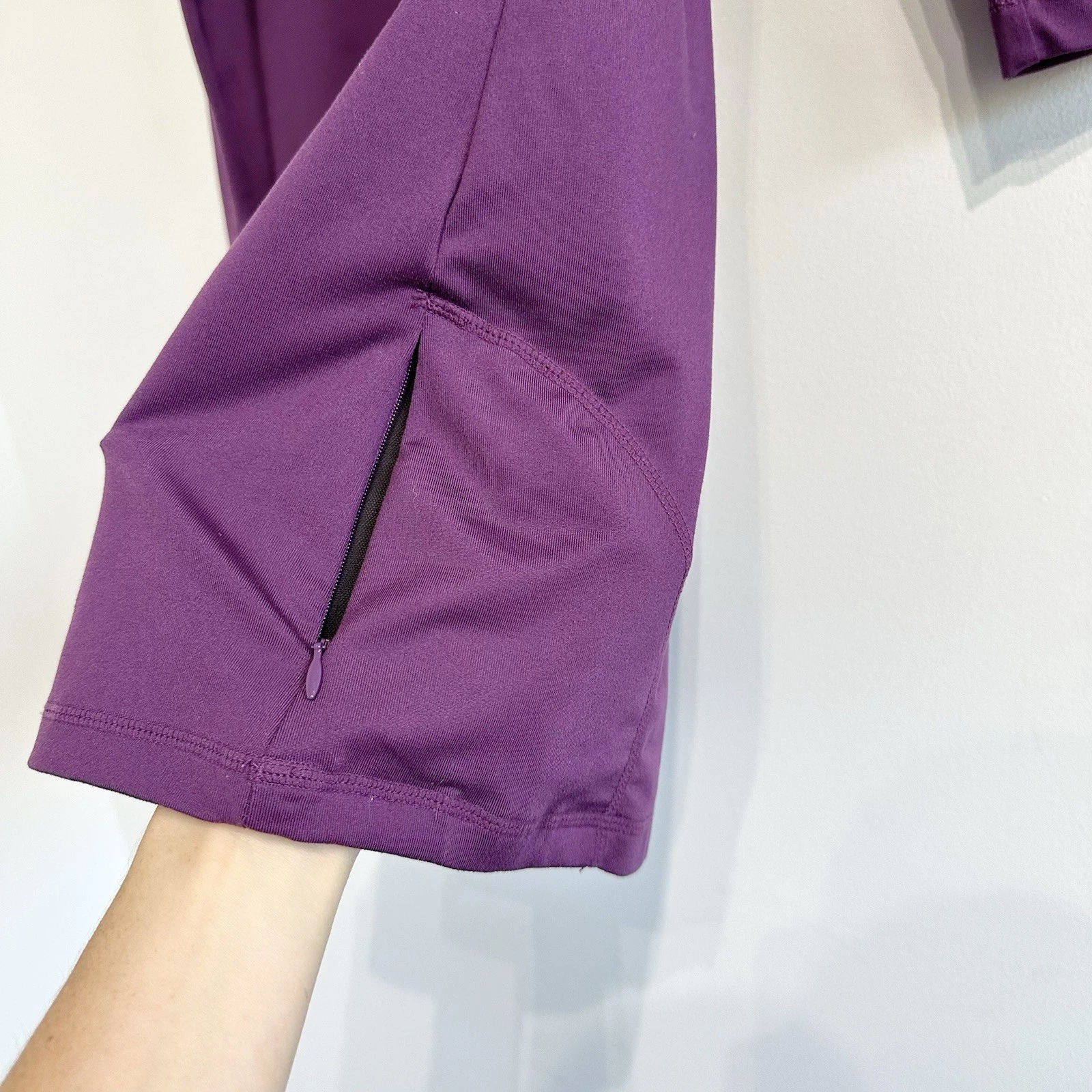 UNDERCOVER Abito Title Nine Dream 1 4 zip viola manica lunga ginocchio tasca nascosta M