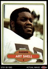 1980 Topps #382 Art Shell Raiders HOF Maryland 4 - VG/EX