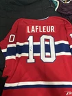 Guy Lafleur Montreal Red Hockey Jersey Auto Signed Vintage Made In Canada