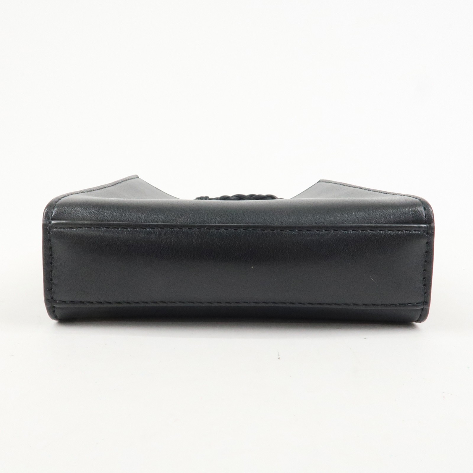 Authentic JIL SANDER Tangle Small Logo Leather Sh… - image 5