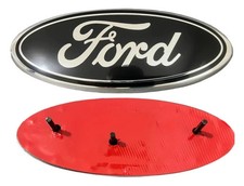 2005-2007 Ford F250 F350 Super Duty Front Grille Black Ford 9 Inch Emblem New