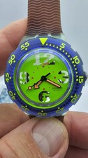 Orologio subacqueo vintage 1992 Swatch SPRAY UP SDN103 Scuba 200 - NOS MIB - MAI INDOSSATO