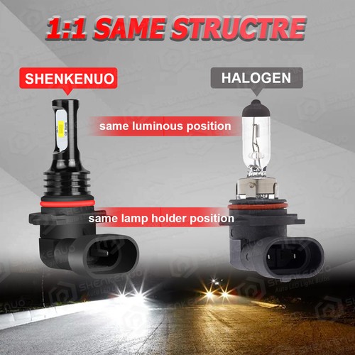 For Toyota Matrix 2003-2008 6x LED Headlight High Low Beam Fog Light Bulb Kit 6k - Picture 23 of 23