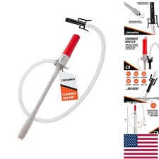 Effortless 15 Auto-Stop Fuel Pump 2.4 GPM, 39 Hose for Quick Liquid Transfer