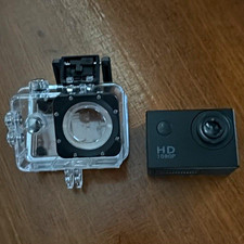 HD 1080P Action Camera 1080p Black with Waterproof Case Housing