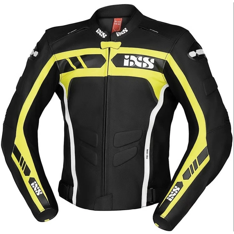IXS RS-600 1 Leather Black Yellow White, photo 1 of 2