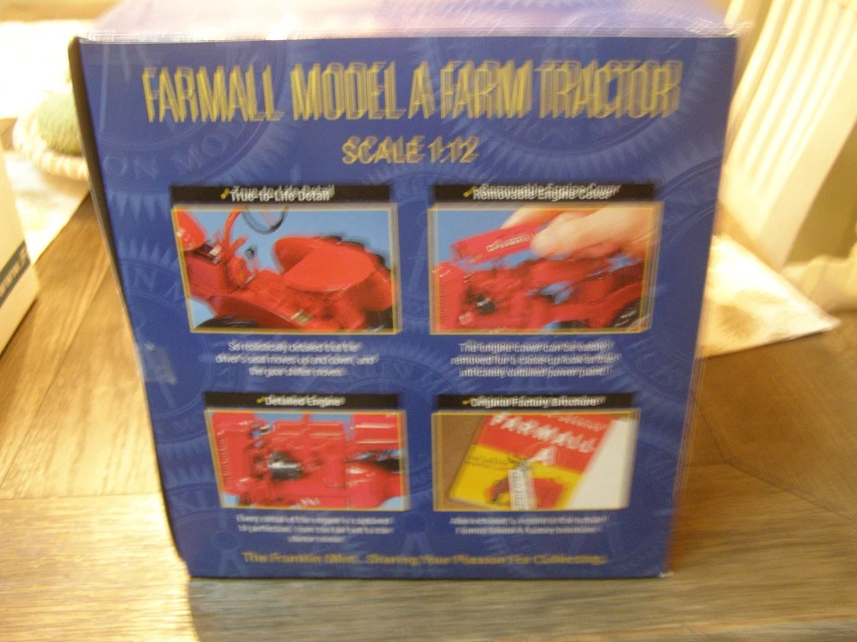 Franklin Mint 1/12 International McCormick Farm-All Model A wide front tractor - Image 4 of 4