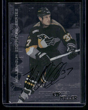 1999-00 ITG Be A Player Millennium Signature Series Auto Kip Miller #199 Auto
