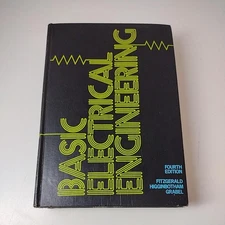 Vintage Basic Electrical Engineering Fitzgerald Higginbotham Grabel 1975 Hardcov